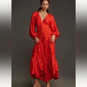 Farm Rio for Anthro— maxi Dress- Size Small